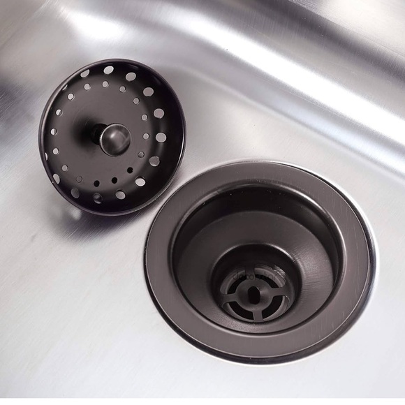 NEW Decor Star 3 1/2” Oil Rubbed Bronze Sink Strainer - Picture 5 of 7